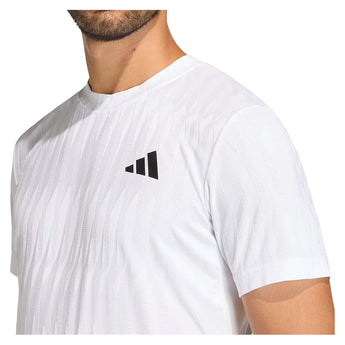Men's Freelift Tennis Tee White-Apparel-Adidas-KA5894-S26-6-Tennis Express