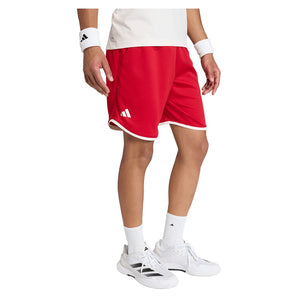 Men's Heritage 9 Inch Tennis Shorts Power Red-Apparel-Adidas-KA5901_2-Tennis Express