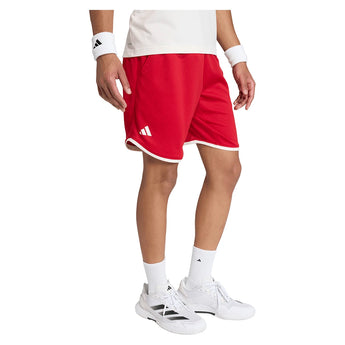 Men's Heritage 9 Inch Tennis Shorts Power Red-Apparel-Adidas-KA5901_2-Tennis Express