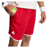 Men's Heritage 9 Inch Tennis Shorts Power Red-Apparel-Adidas-KA5901_5-Tennis Express