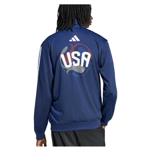 Men's USA World Cup 2026 OLP Soccer Track Top Tena Blue,Apparel,Adidas,,,Tennis Express,KA6056-2