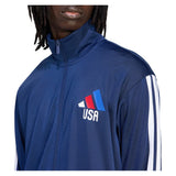 Men's USA World Cup 2026 OLP Soccer Track Top Tena Blue,Apparel,Adidas,,,Tennis Express,KA6056-3