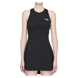Women's Y-3 Wow Pro Tennis Dress Black-Apparel-Adidas-KA9804-H25-Tennis Express
