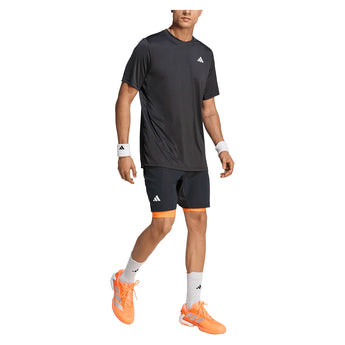 Men's Melbourne Tennis Short Set Black-Apparel-Adidas-KB3385-S26-5-Tennis Express