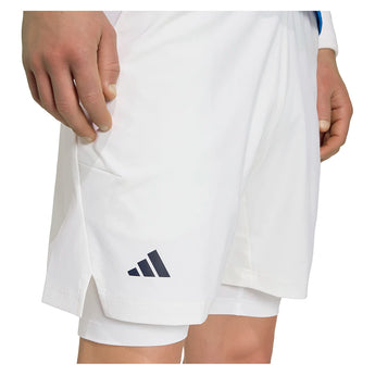 Men's Paris Tennis Shorts Set White,Apparel,Adidas,,,Tennis Express,KB3442-4