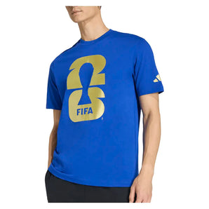 Men's Official World Cup 2026 Emblem Tee Blue,Apparel,Adidas,,,Tennis Express,KB3705-F26-3