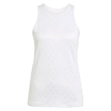 Women's Club Graphic Tennis Tank White and Dash Grey-Apparel-Adidas-KB8354_1-Tennis Express