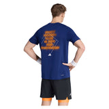 Men's Paris Clay Graphic Tennis Tee Dark Blue,Apparel,Adidas,,,Tennis Express,KB9430-2