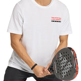 Men's Padel Wanted Graphic Tennis Tee White-Apparel-Adidas-KB9433_4-Tennis Express