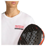 Men's Padel Wanted Graphic Tennis Tee White-Apparel-Adidas-KB9433_5-Tennis Express