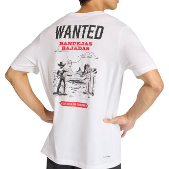Men's Padel Wanted Graphic Tennis Tee White-Apparel-Adidas-KB9433_6-Tennis Express