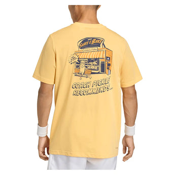 Men's Graphic Pickleball Tee Semi Impact Orange-Apparel-Adidas-KB9436-S26-4-Tennis Express