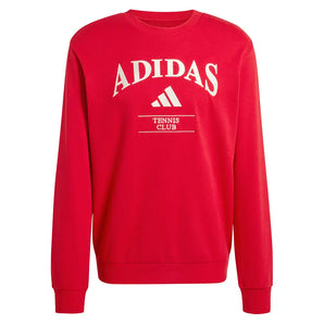 Men's Heritage Longsleeve Graphic Tennis Top Power Red-Apparel-Adidas-KB9444-U26-1-Tennis Express