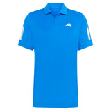 Men's Club 3 Stripe Tennis Polo Glory Blue-Apparel-Adidas-KB9710-S26-1-Tennis Express