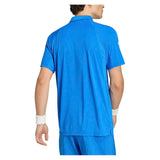 Men's Club 3 Stripe Tennis Polo Glory Blue-Apparel-Adidas-KB9710-S26-4-Tennis Express