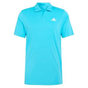 Men's Club Tennis Polo Signal Cyan-Apparel-Adidas-KB9712-S26-1-Tennis Express