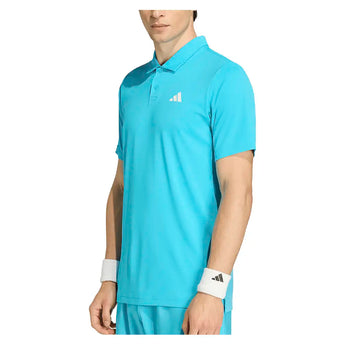Men's Club Tennis Polo Signal Cyan-Apparel-Adidas-KB9712-S26-3-Tennis Express