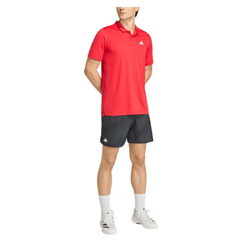Men's Climacool Tennis Polo Pure Ruby-Apparel-Adidas-KB9718-S26-5-Tennis Express