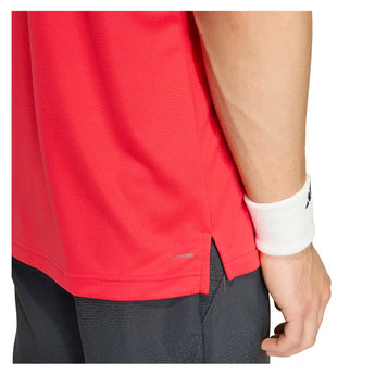 Men's Climacool Tennis Polo Pure Ruby-Apparel-Adidas-KB9718-S26-7-Tennis Express