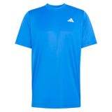 Men's Club Graphic Tennis Tee Glory Blue-Apparel-Adidas-KB9726_1-Tennis Express
