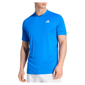 Men's Club Graphic Tennis Tee Glory Blue-Apparel-Adidas-KB9726_2-Tennis Express