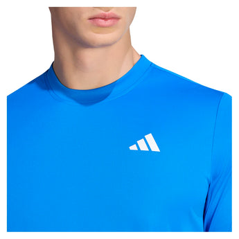 Men's Club Graphic Tennis Tee Glory Blue-Apparel-Adidas-KB9726_4-Tennis Express