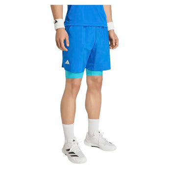 Men's Club 2IN1 7 Inch Tennis Short Glory Blue-Apparel-Adidas-KB9732-S26-5-Tennis Express