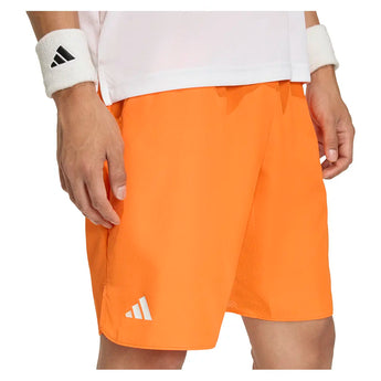Men's Club 9 Inch Tennis Short Pure Orange-Apparel-Adidas-KB9734-3-Tennis Express