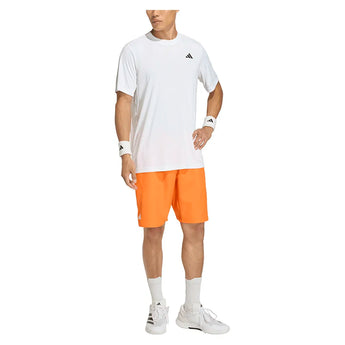 Men's Club 9 Inch Tennis Short Pure Orange-Apparel-Adidas-KB9734-5-Tennis Express