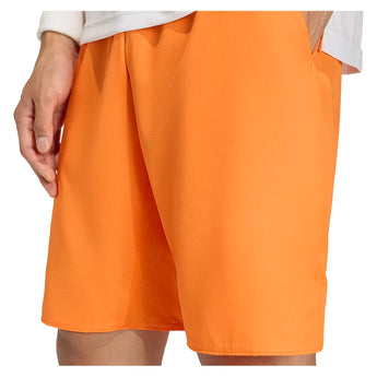 Men's Club 9 Inch Tennis Short Pure Orange-Apparel-Adidas-KB9734-6-Tennis Express