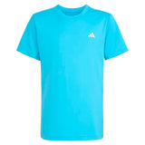 Boys' Club Tennis Tee Signal Cyan-Apparel-Adidas-KB9758-S26-1-Tennis Express
