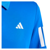 Boys' Club 3 Stripe Tennis Polo Glory Blue-Apparel-Adidas-KB9762-S26-6-Tennis Express