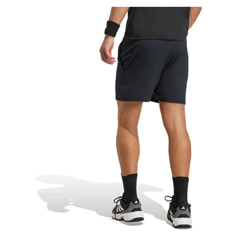 Men's Ergo 5 Inch Tennis Shorts Black-Apparel-Adidas-KC5797_5-3-Tennis Express