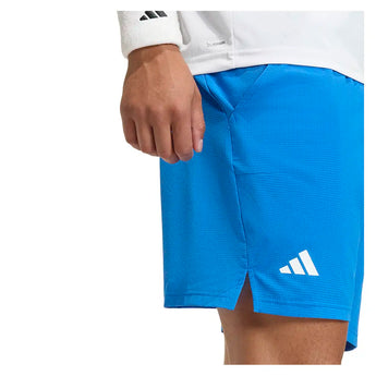 Men's Ergo 9 Inch Tennis Shorts Glory Blue-Apparel-Adidas-KC5809-6-Tennis Express