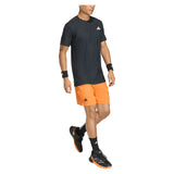 Men's Ergo 7 Inch Tennis Shorts Pure Orange-Apparel-Adidas-KC5810-5-Tennis Express