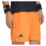 Men's Ergo 7 Inch Tennis Shorts Pure Orange-Apparel-Adidas-KC5810-6-Tennis Express