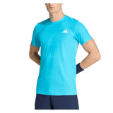 Men's Freelift Tennis Tee Signal Cyan-Apparel-Adidas-KC8613-S26-3-Tennis Express