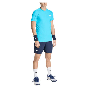 Men's Freelift Tennis Tee Signal Cyan-Apparel-Adidas-KC8613-S26-5-Tennis Express