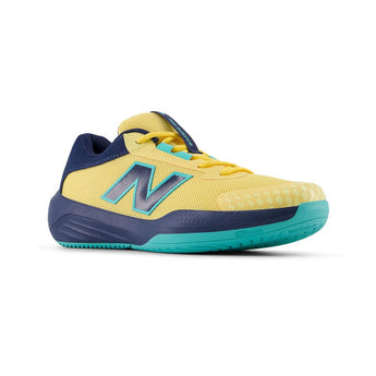 Juniors' 996v6 Tennis Shoes Clementine and Navy,Footwear,New Balance,,,Tennis Express,KC996IW6_205-3