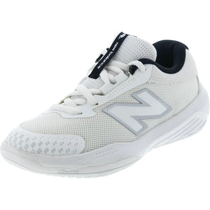 Juniors' 996v6 Tennis Shoes White and Black, New Balance, Tennis Express, KC996WH6-4