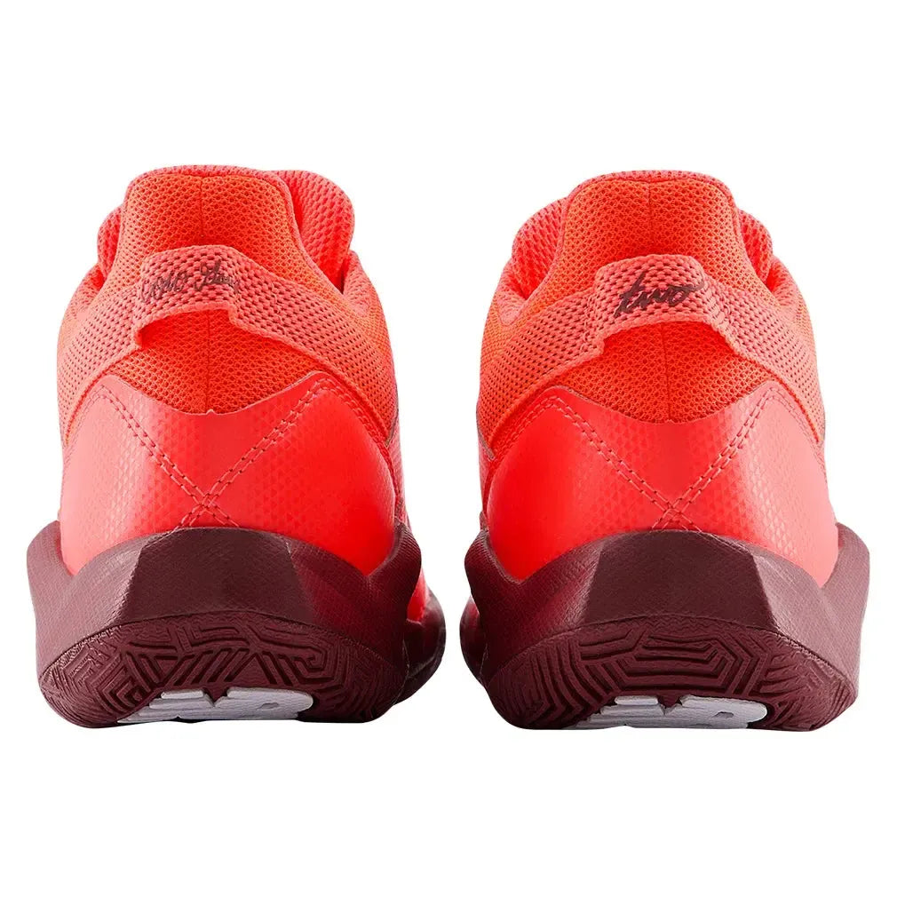 coco ぺージ Juniors' Coco CG2 Tennis Shoes Urgent Red and Monarch Burgundy