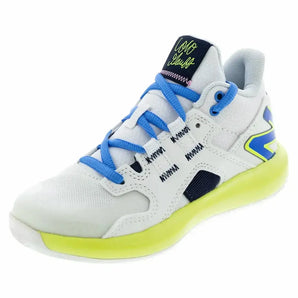 Juniors' Coco CG1 Tennis Shoes White and Hi-lite,Footwear,New Balance,10.5C,,Tennis Express,KCCOCOWT-Bcopy