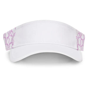 Kids Canvas Visor Lavendar Tennis Balls,Apparel,Ame and Lulu,White,One Size,Tennis Express,KCV-1