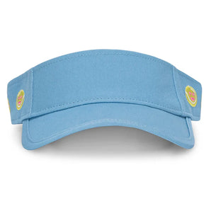 Kids Canvas Visor Smiley Tennis,Apparel,Ame and Lulu,Blue,One Size,Tennis Express,KCV-2