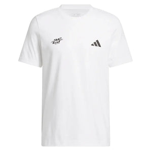 Men's Barricade Tennis T-Shirt White-Apparel-Adidas-KD1155_1-Tennis Express