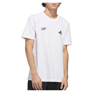 Men's Barricade Tennis T-Shirt White-Apparel-Adidas-KD1155_2-Tennis Express