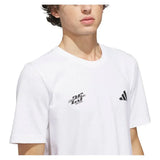 Men's Barricade Tennis T-Shirt White-Apparel-Adidas-KD1155_4-Tennis Express