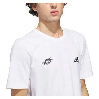 Men's Barricade Tennis T-Shirt White-Apparel-Adidas-KD1155_4-Tennis Express