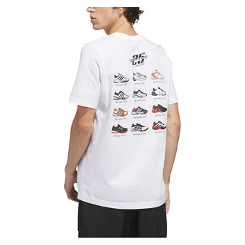 Men's Barricade Tennis T-Shirt White-Apparel-Adidas-KD1155_5-Tennis Express