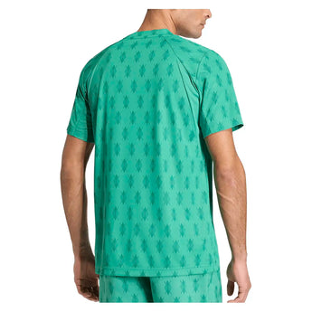 Men's Club Graphic Tennis Tee Semi Court Green,Apparel,Adidas,,,Tennis Express,KD1744-4